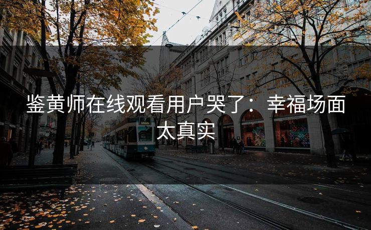 鉴黄师在线观看用户哭了：幸福场面太真实