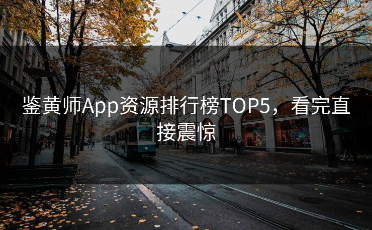 鉴黄师App资源排行榜TOP5，看完直接震惊